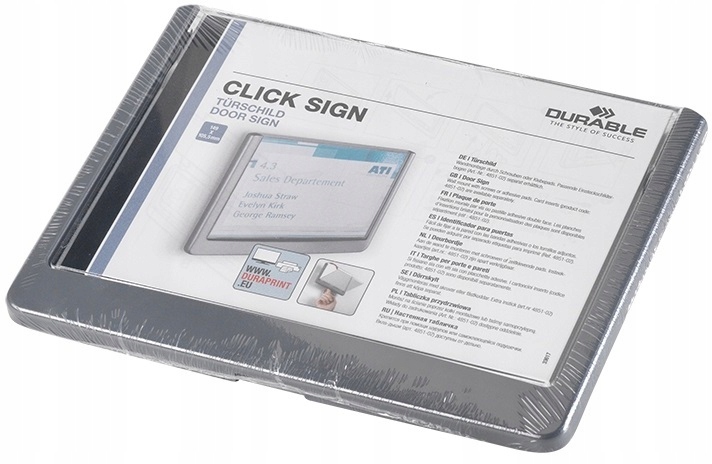 Click Sign tabuľa na dvere 149 x 105,5 mm Značka Durable
