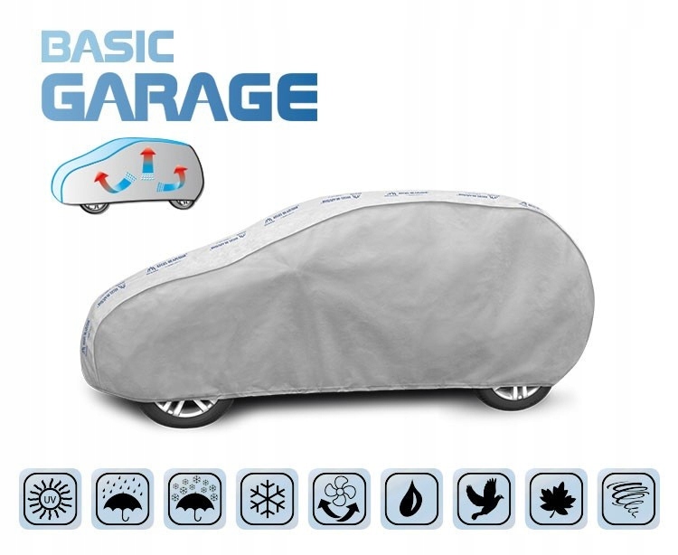 Pokrowiec PLANDEKA na samochód hatchback 355-380cm Szerokość 148 cm