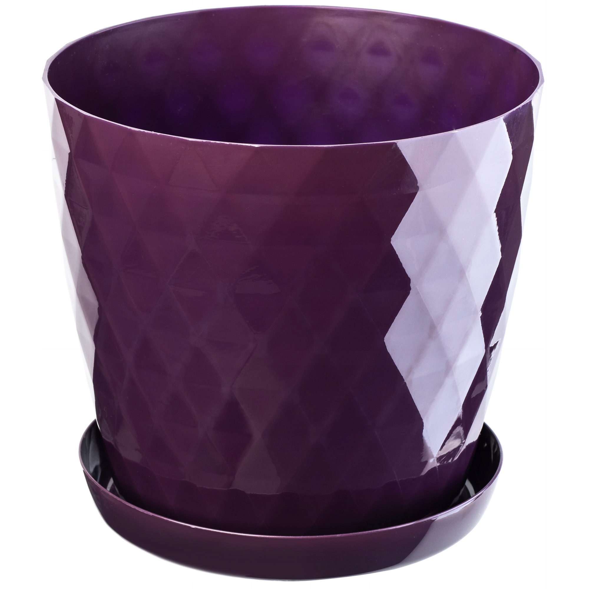 

Doniczka Osłonka Z Podstawką Donica 25cm 9X Kolor