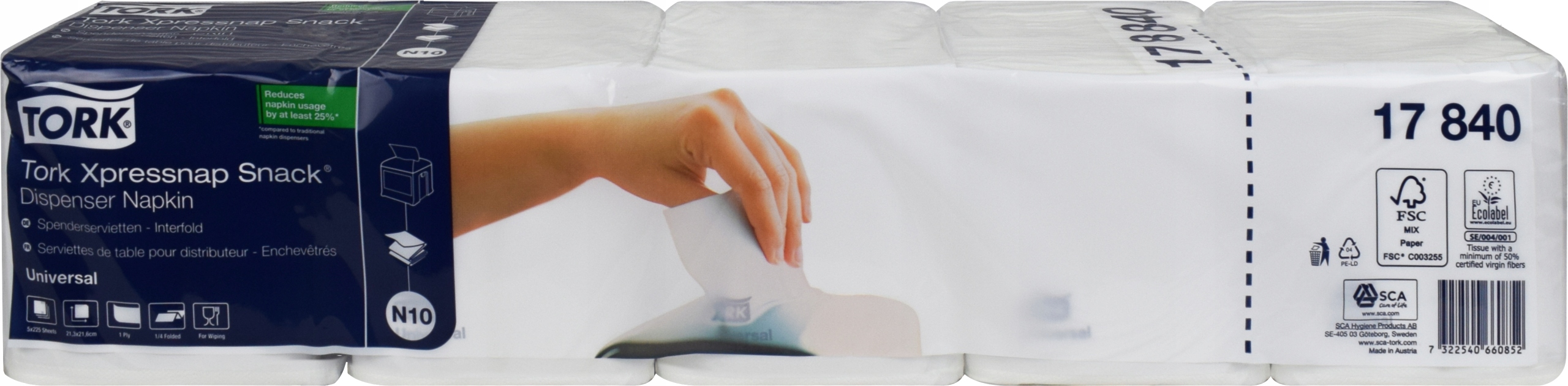 

Tork Xpressnap 17840 N10 Serwetki Dyspenserowe
