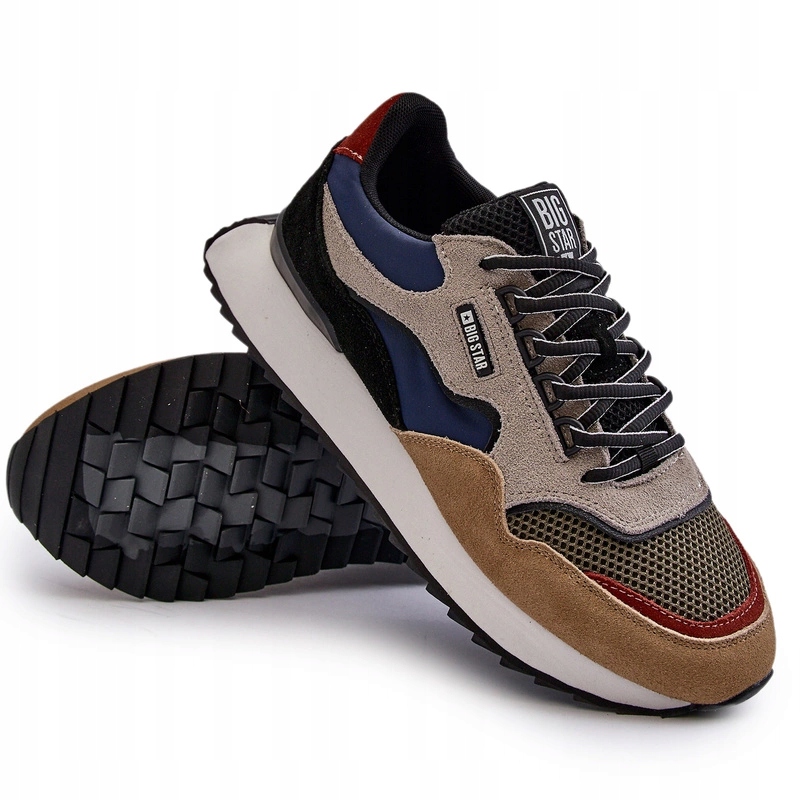 Pánské Tenisky Big Star NN174320 Béžovo-modré 45