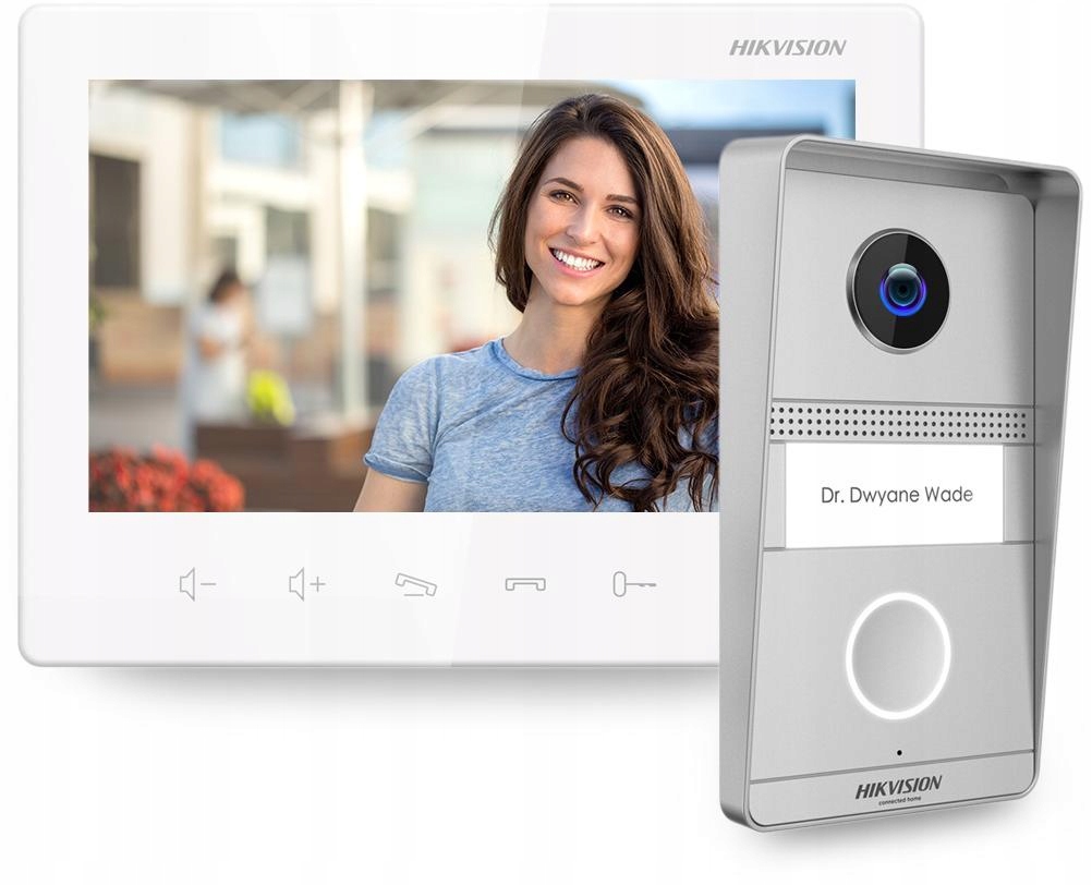 WIDEODOMOFON HIKVISION LCD KAMERA NATYNKOWY 2MPx