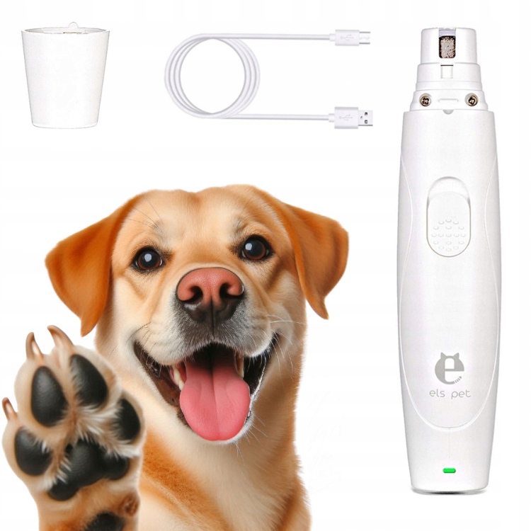 Levně Elektrický pilník na nehty pro psy Bezdrátová bruska Els Pet