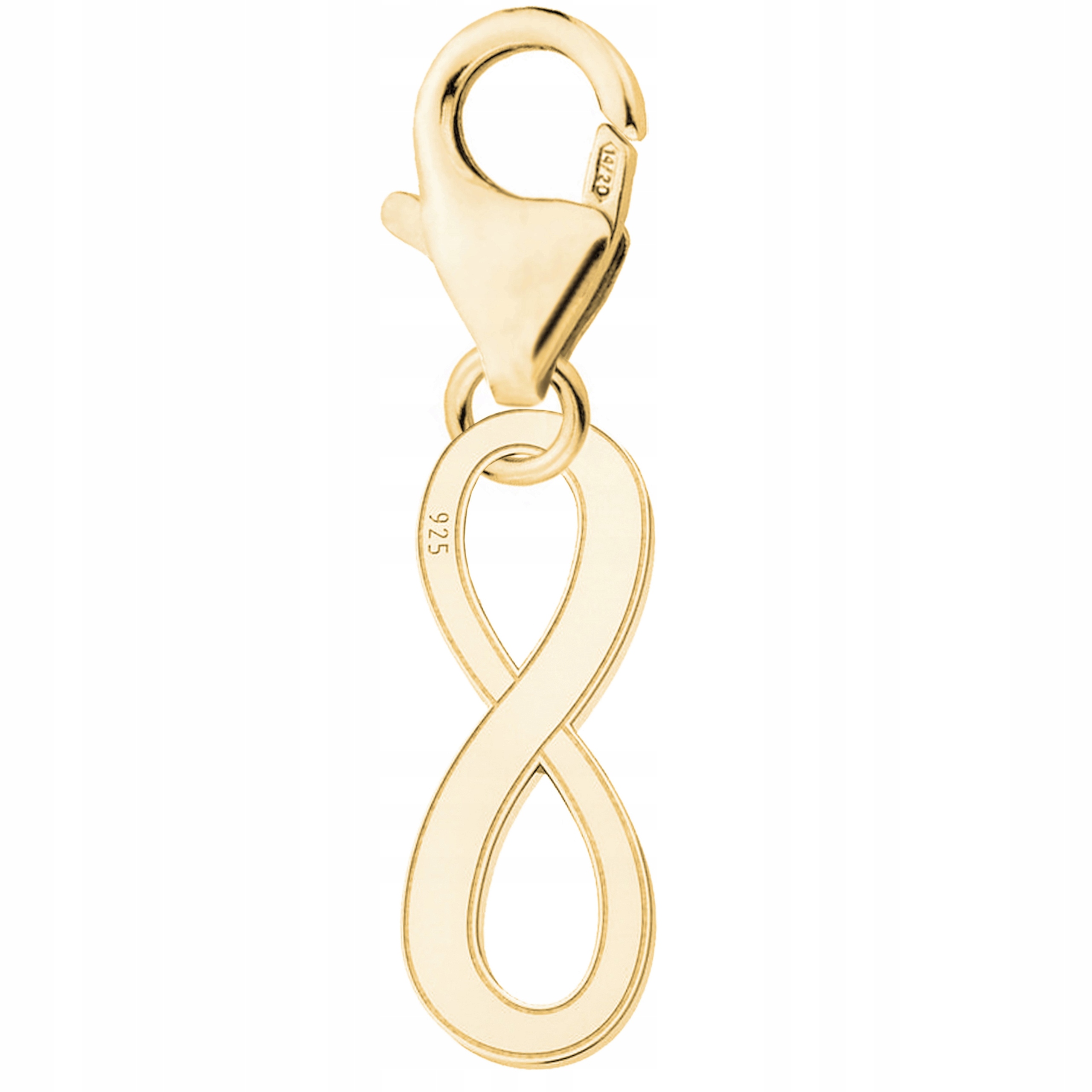Zlatý přívěsek s nekonečnem Infinity Znamení nekonečného Stříbro 925