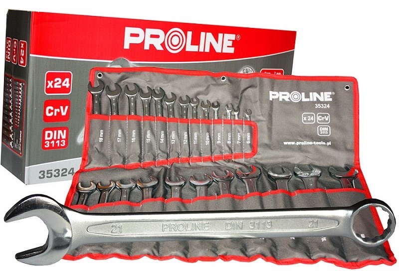 Očkoploché kľúče Sada 24ks 6-32 mm Proline