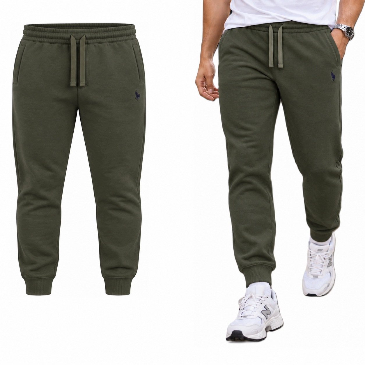 U.s. Polo Assn. Pánské Dreesové Kalhoty Khaki Pro každodenní nošení Bavlna Pohodlné