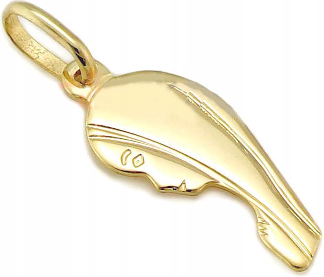 Zlatý medailonek 585 busta Panny Marie svaté přijímání dárek křtu svaté přijímání