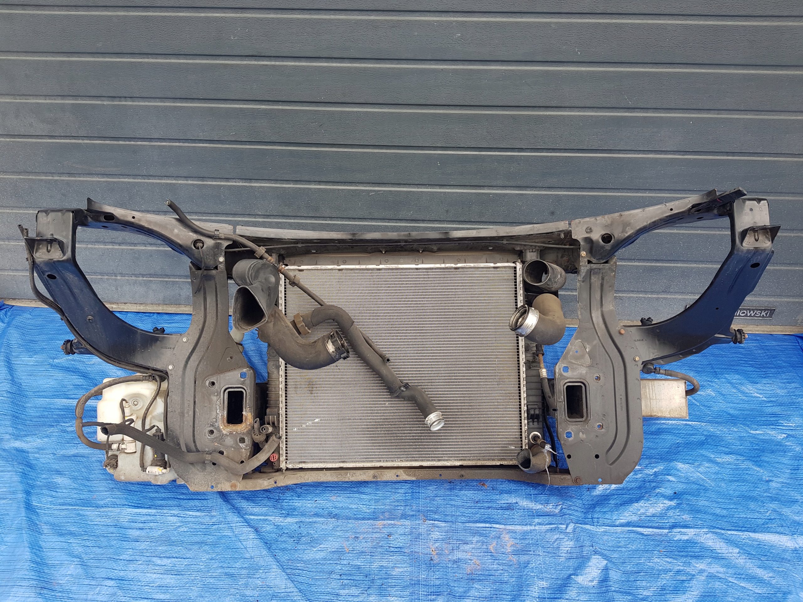 support panel for radiators radiator MERCEDES ML W164 350 LIFT 3.0CDI