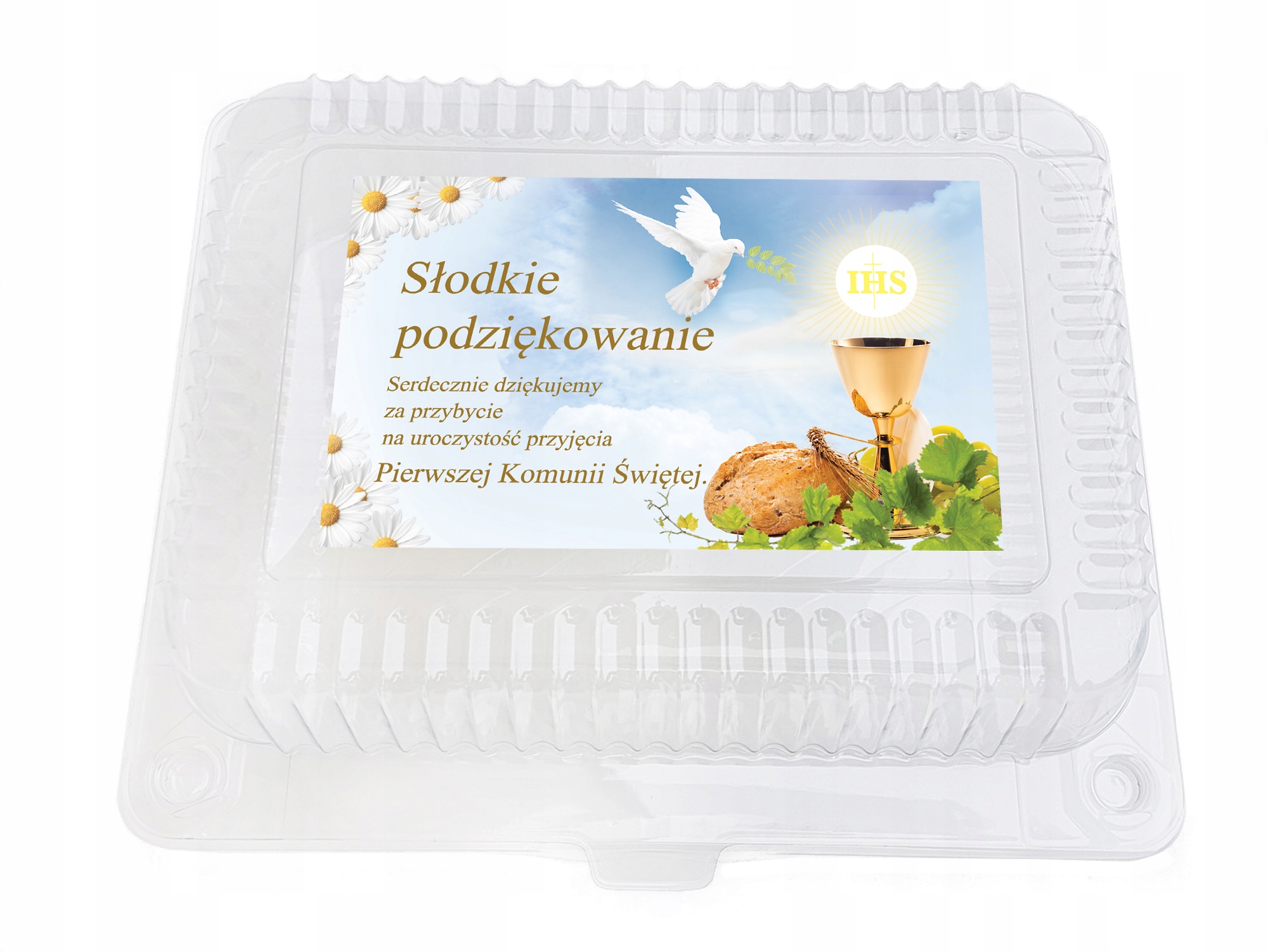 

Pudełko na ciasto pudełka komunijne Komunia 10 szt