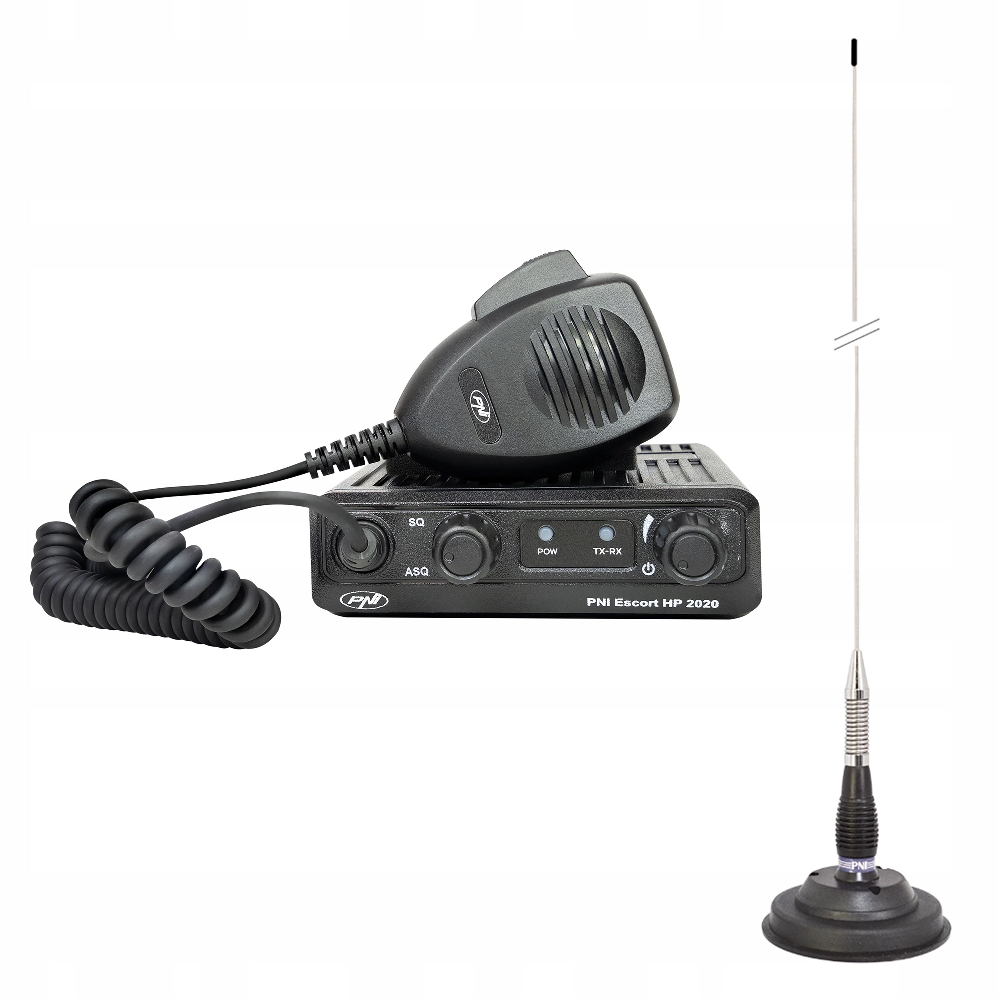 Súprava Cb rádiostanice Pni Escort Hp 2020 single channel 22 s Cb anténou P
