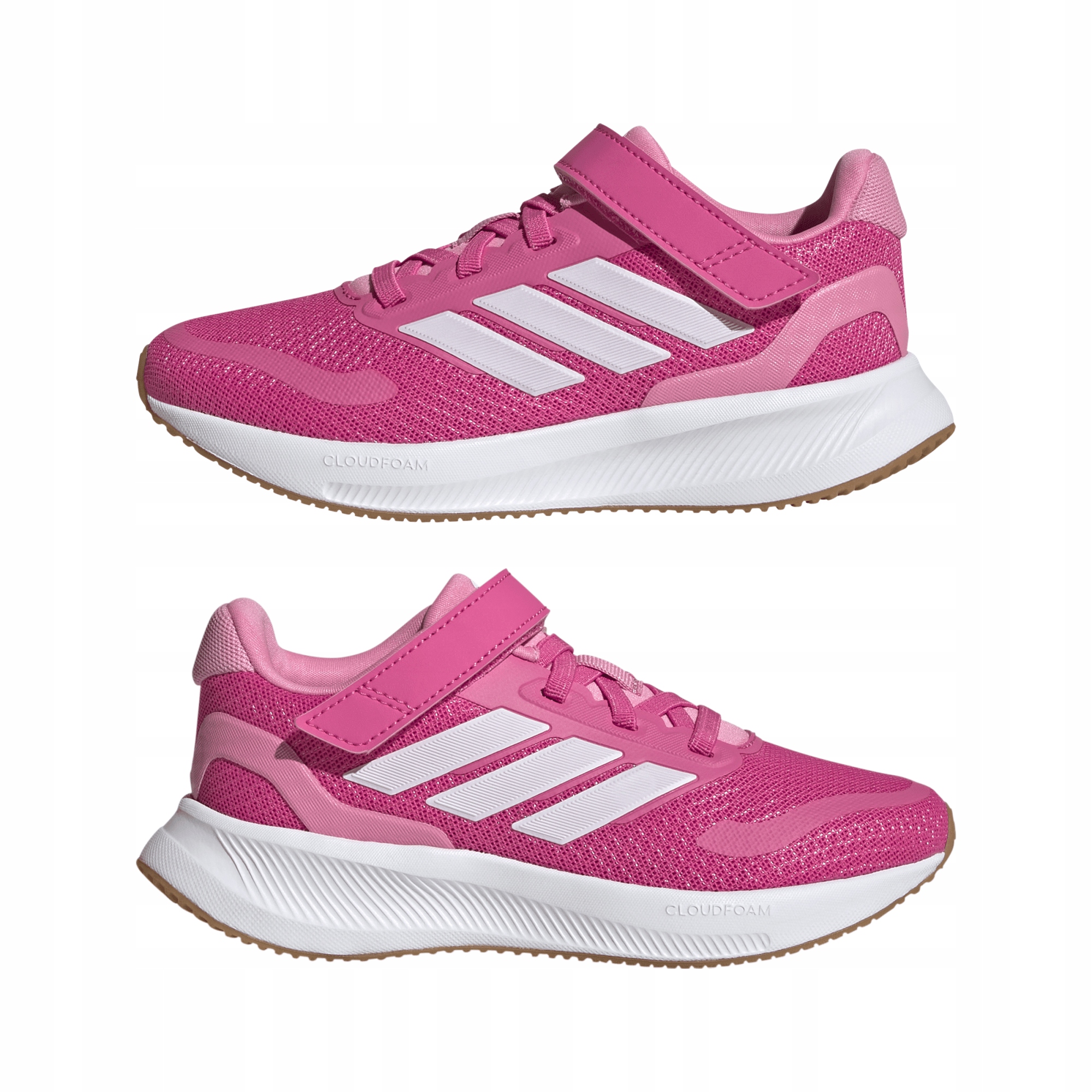 Buty dziecięce sportowe adidas Runfalcon 5 JP5151 różowe na rzepy 35