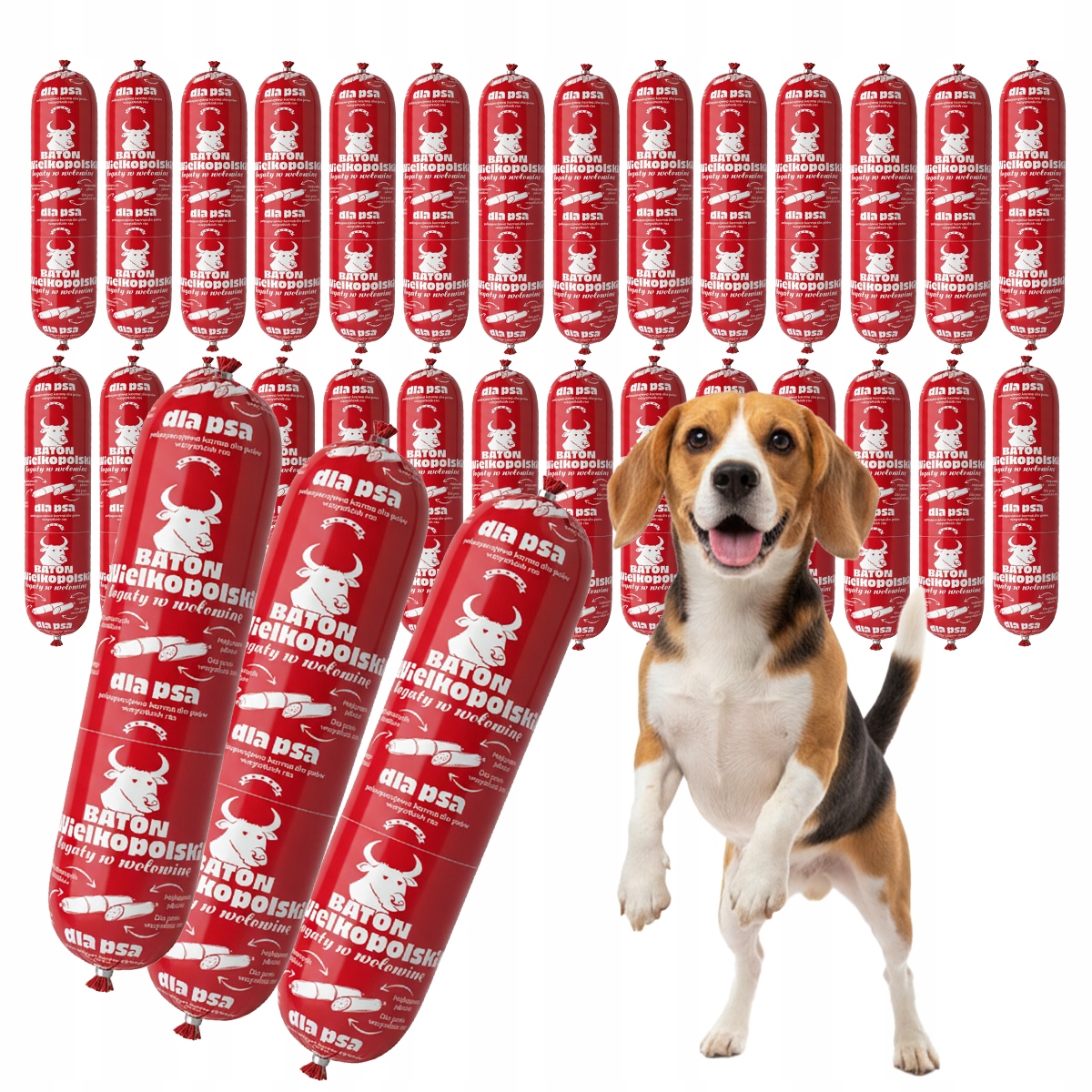 Krmivo Pro Psa Vlhké Krmivo Hovězí Tyčinka 29x900 g Tyčinka Wielkopolska