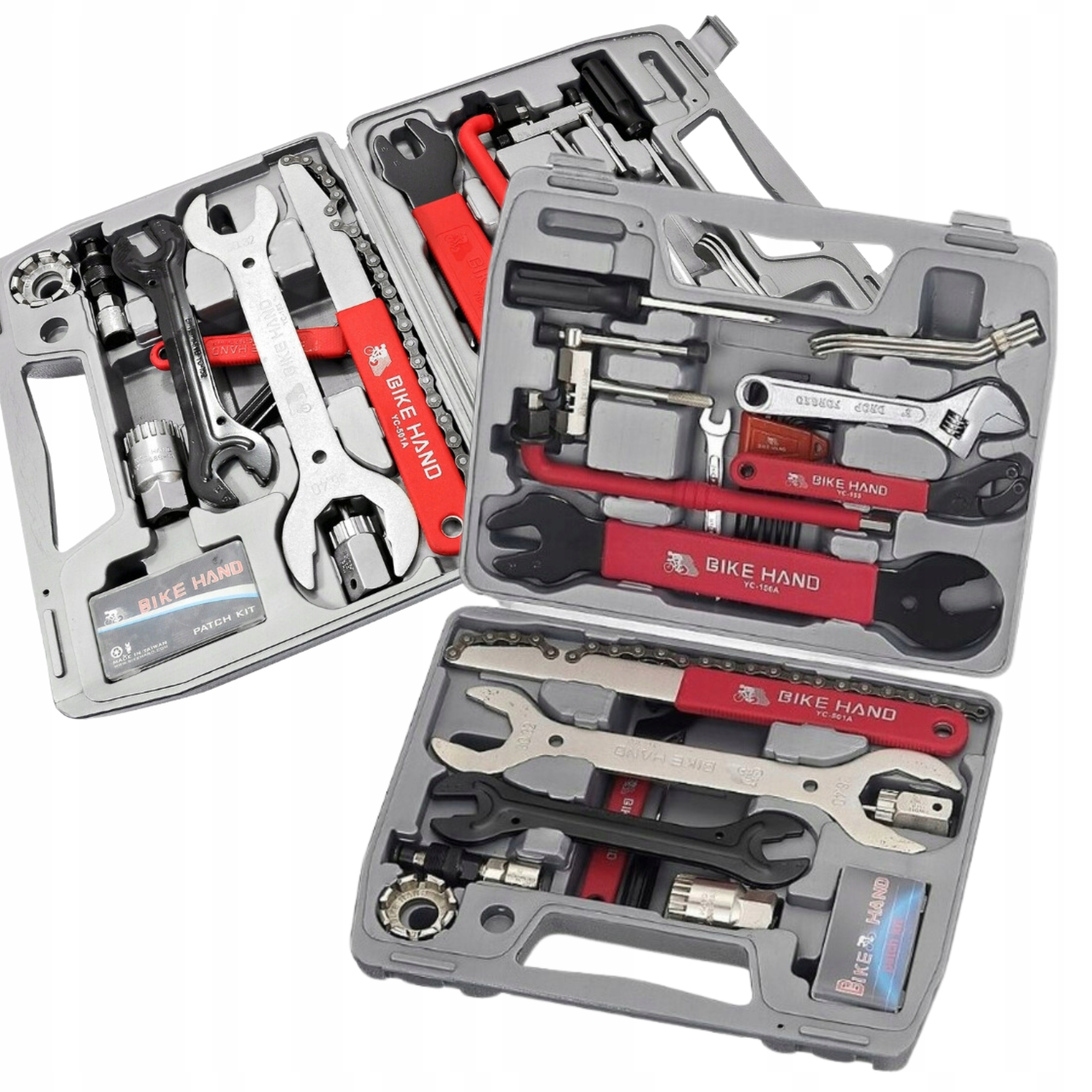 Bike Hand Duży Zestaw Kluczy Narzędzi Rowerowych w Walizce