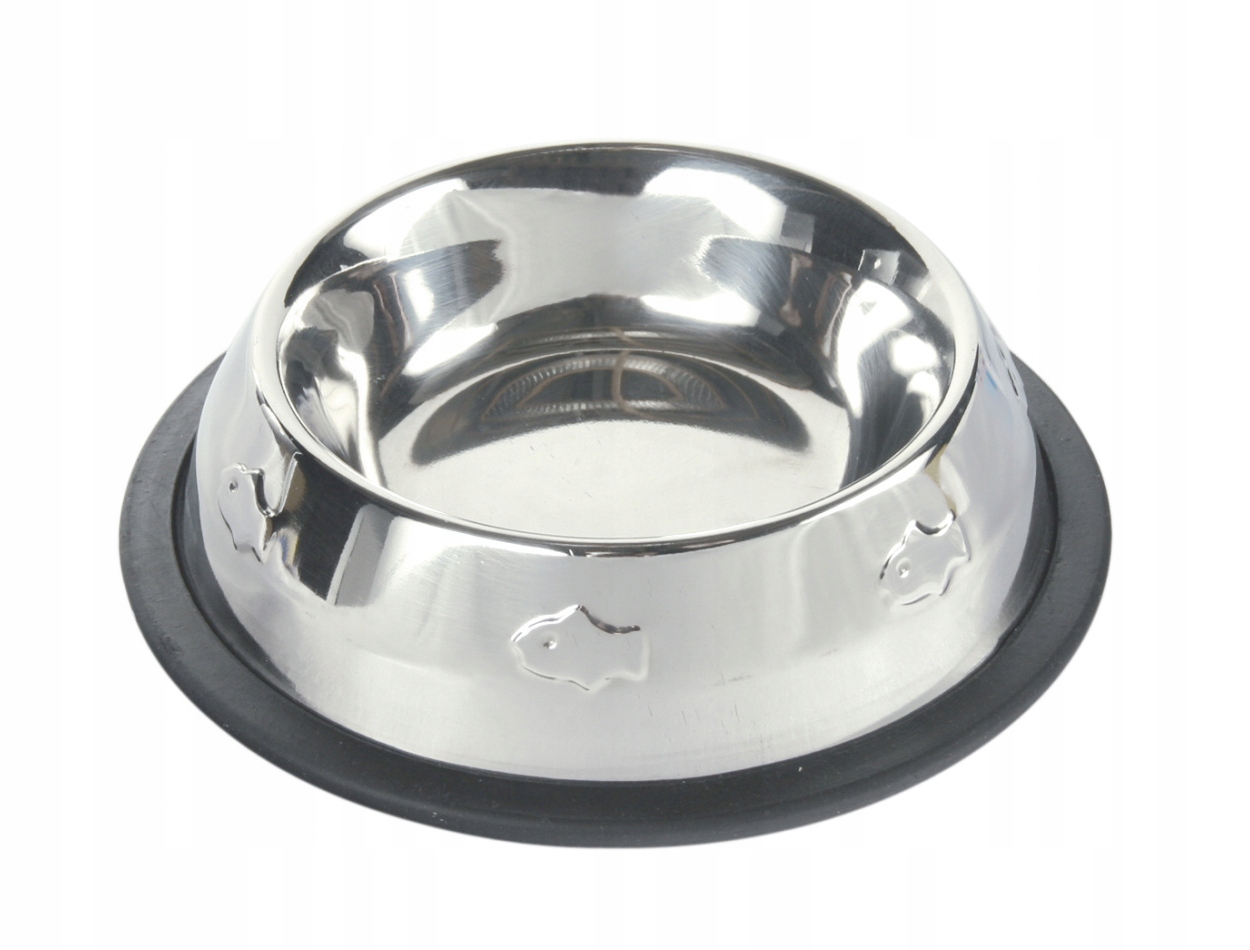 

Trixie Miska Metalowa dla kota na gumie 0,2l.