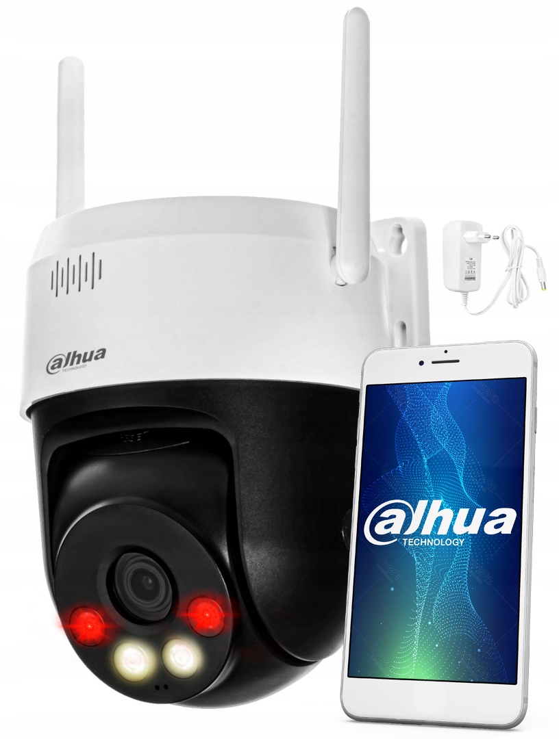 Vonkajšia kamera WiFi 5 Mpx 3K Dahua P5AE-PV otočná Dual Light Audio