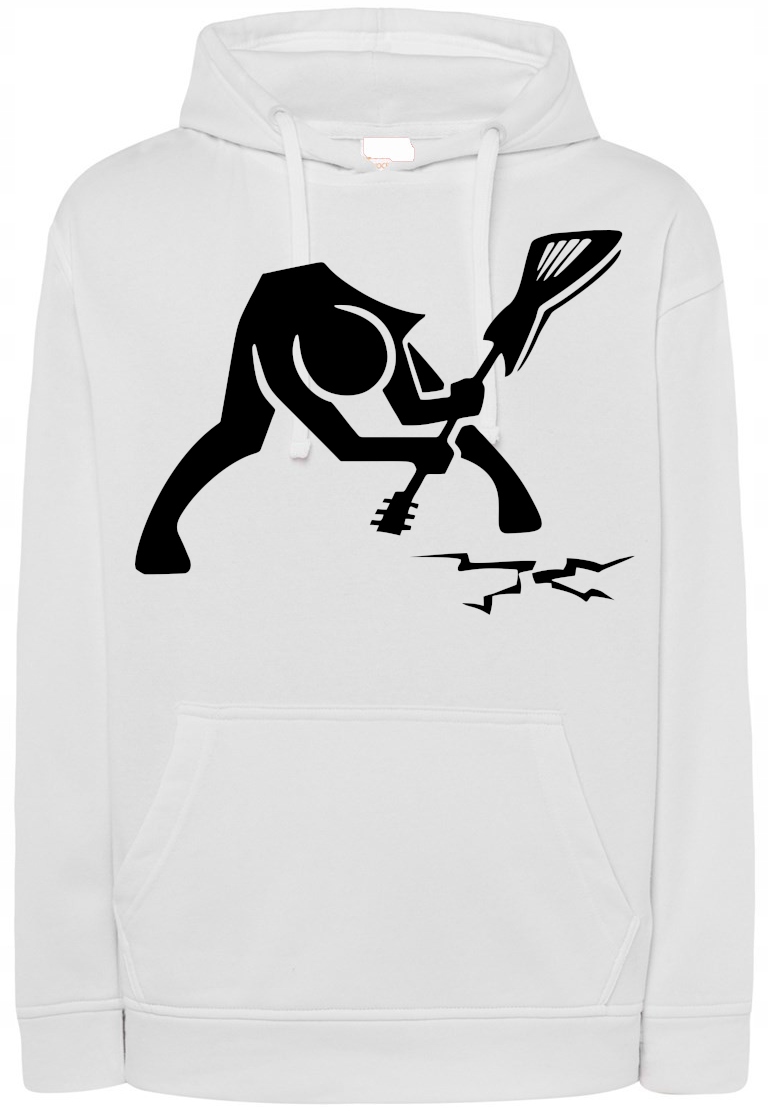 Mikina s pěkným potiskem Hudba Koncert Kytara vel. S