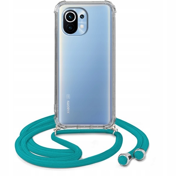 

Etui Crossbody do Xiaomi MI 11 Turkus Sznurek Case