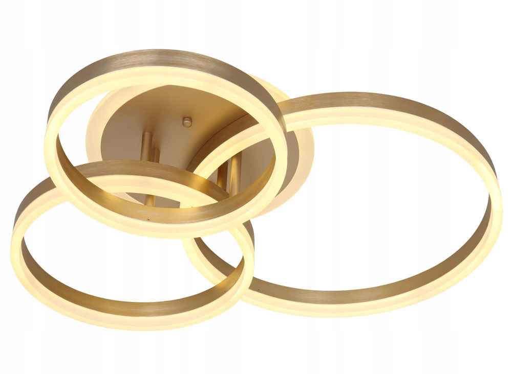 Lampa Led Ring Złota Lampa Sufitowa Led Oprawa sufitowa Pilot 40/30/25