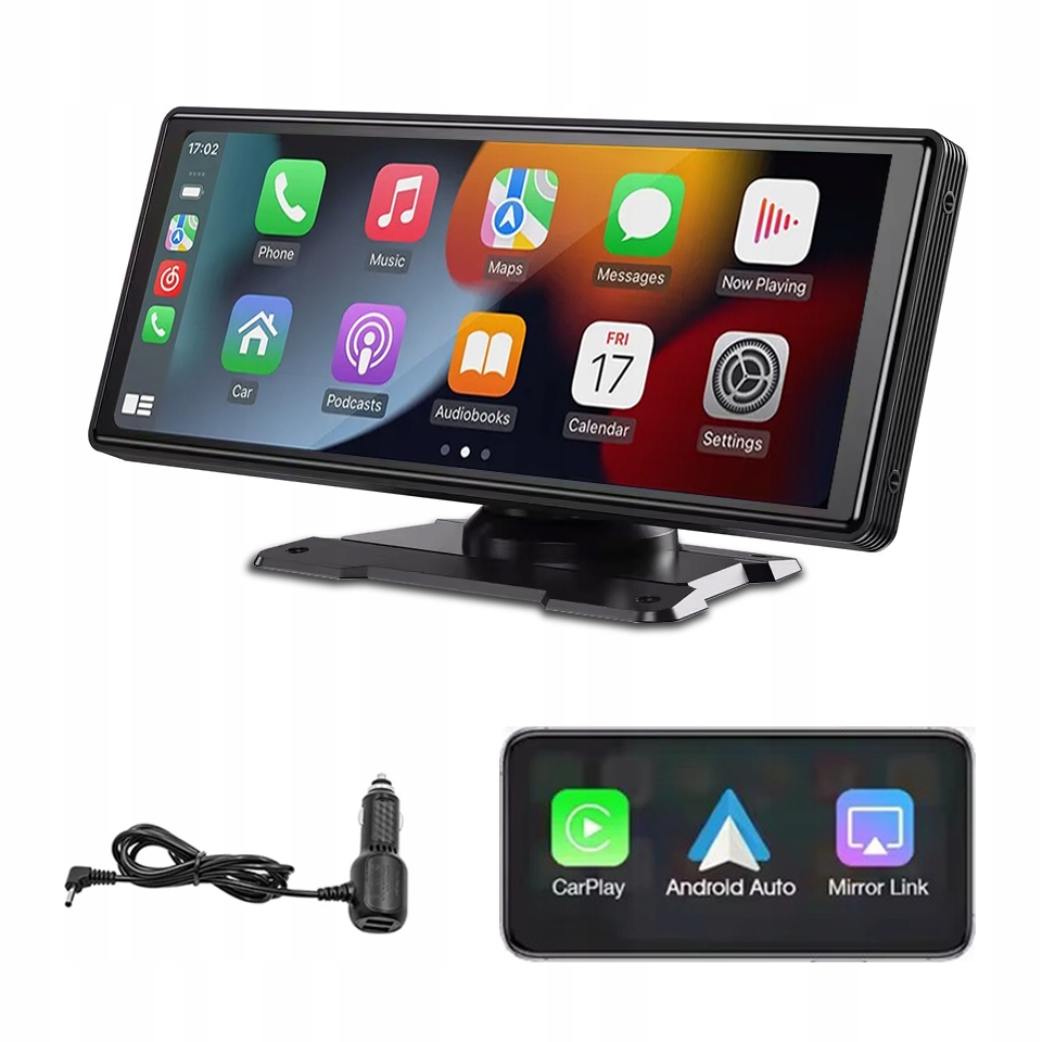Uniwersalny ekran 10.26 "Multimedialne radio samochodowe Carplay Android Auto