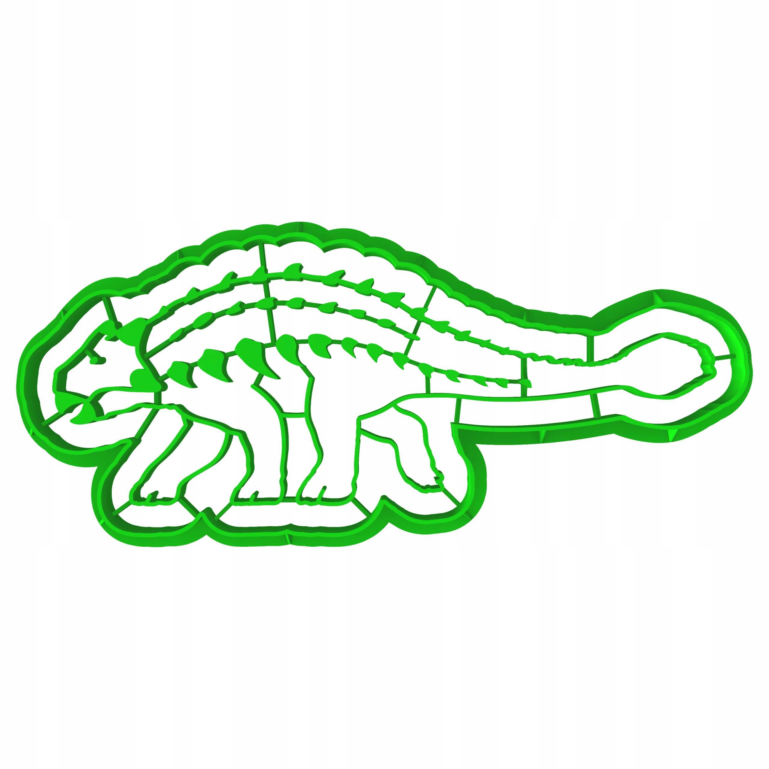 

Foremka Wykrawacz Dinozaur Ankylozaur 2 14cm