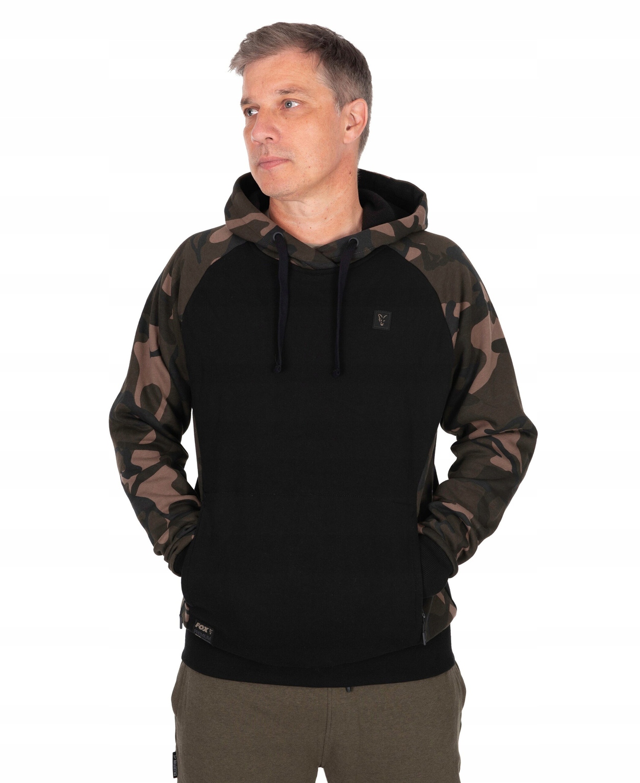 Mikina Fox Black Camo Pullover Premium 310-3XL