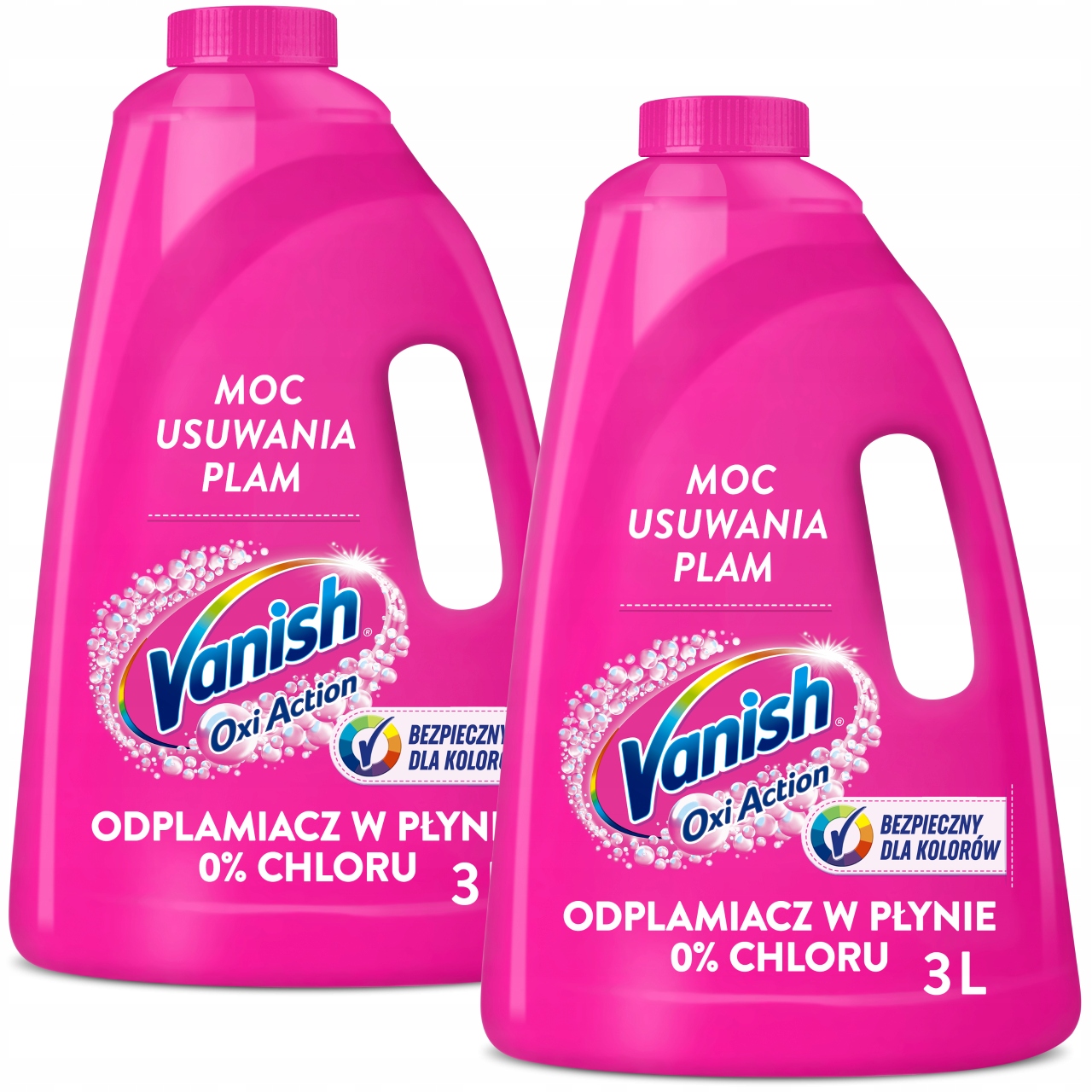 Levně Vanish Sada Oxi Action Tekutý odstraňovač skvrn na praní barvy a bílé 2x3L