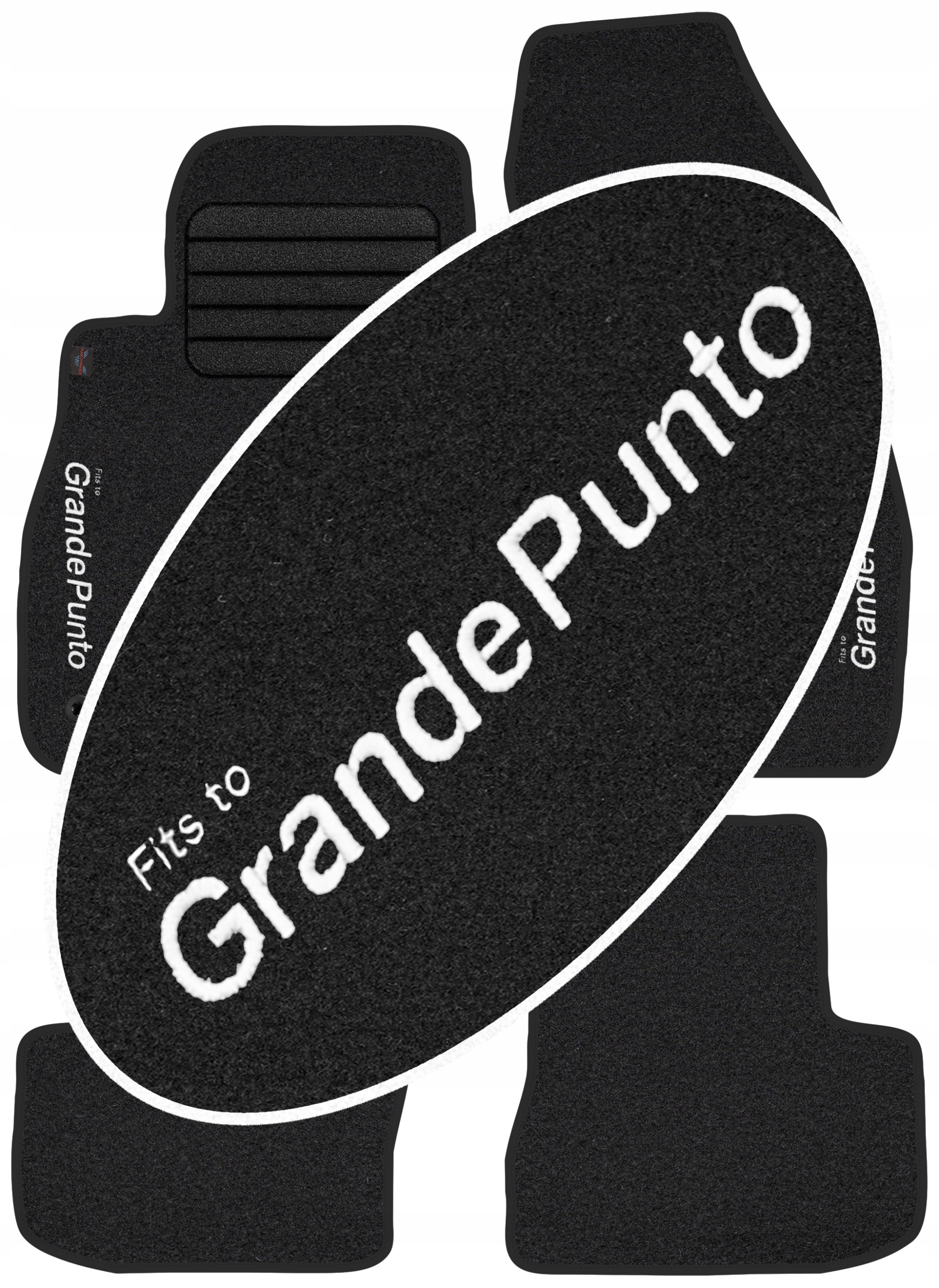 

Fiat Grande Punto 2005-2009 Dywaniki z Haftem