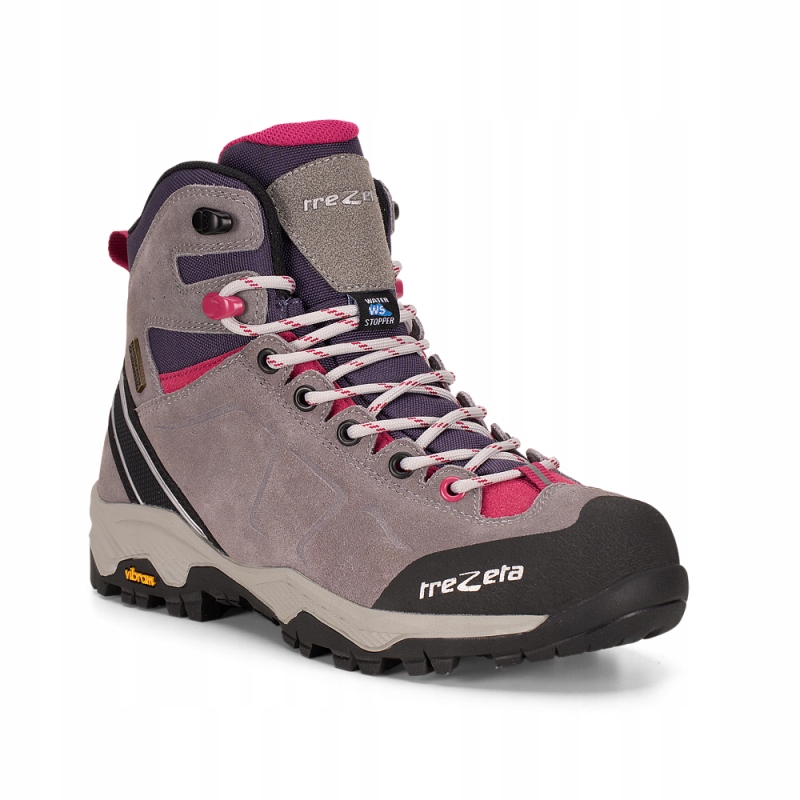 Buty trekkingowe damskie Trezeta Drift Wp Mid Grey Fuchsia rozmiar 37