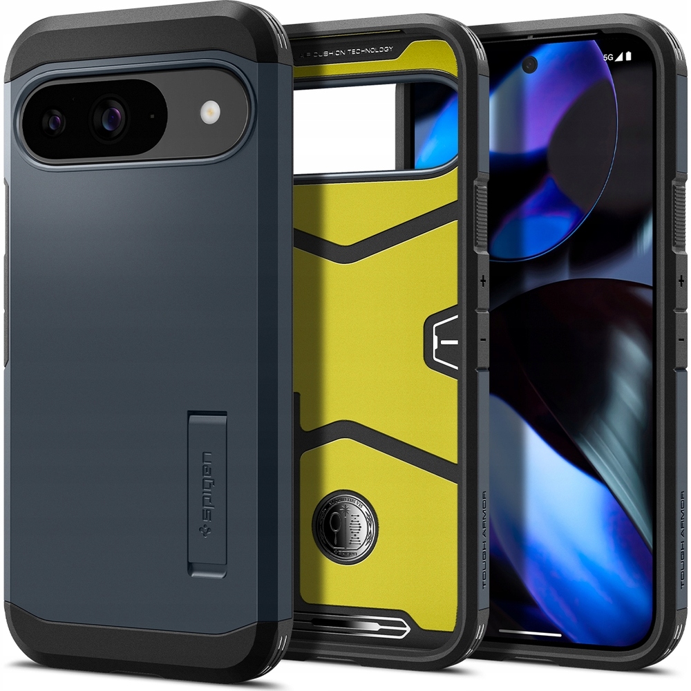 Pouzdro Spigen Tough Armor pro Google Pixel 9/9 Pro, grafitové