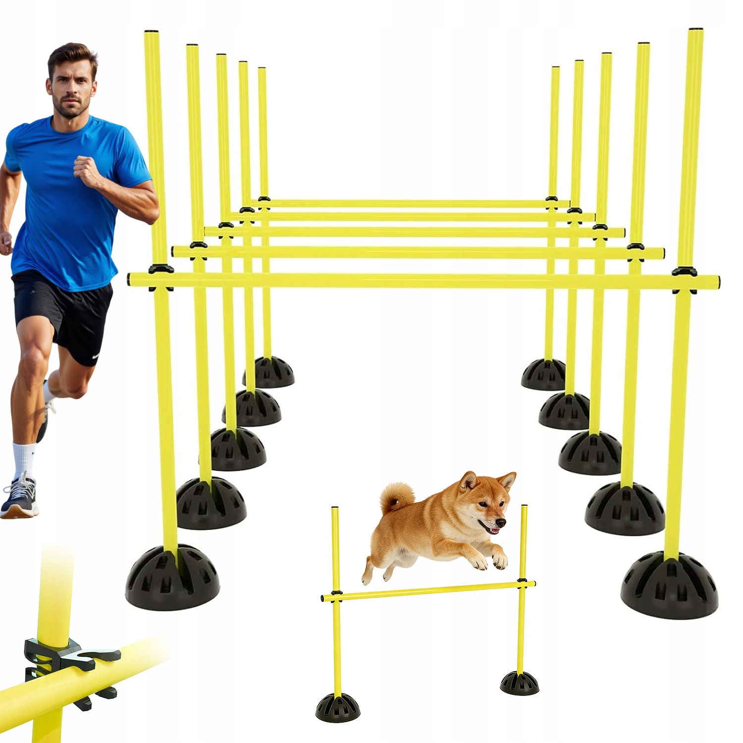 Agility Sloupky Pro Stacionární Slalom 10 Základů Pro Fotbalový Trénink