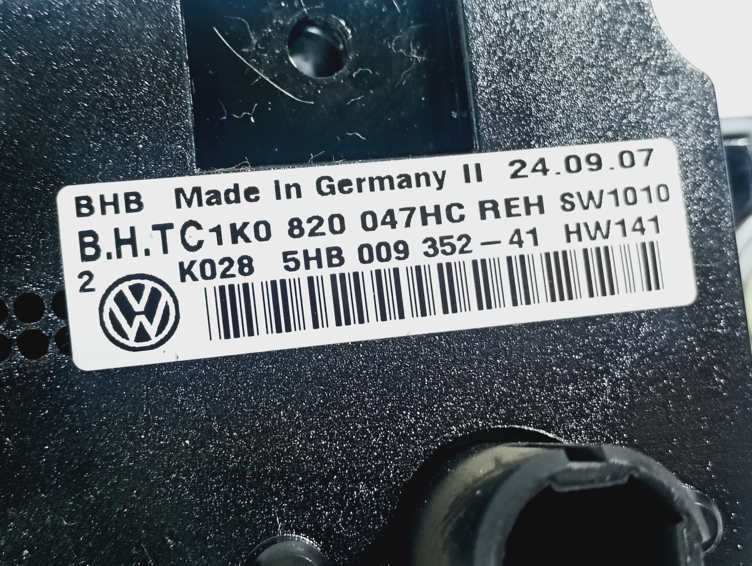 schalter schalter klimabedienteil OE 1K0820047HC VW Passat B6 05-10