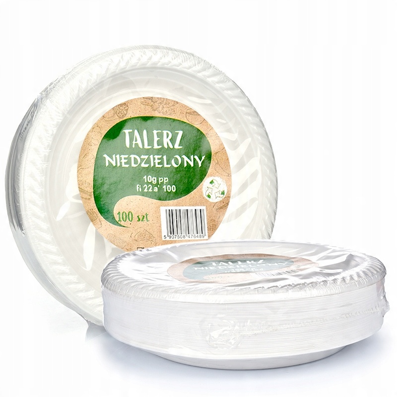 

Talerz plastikowy jednorazowy 22cm 100 szt. grill