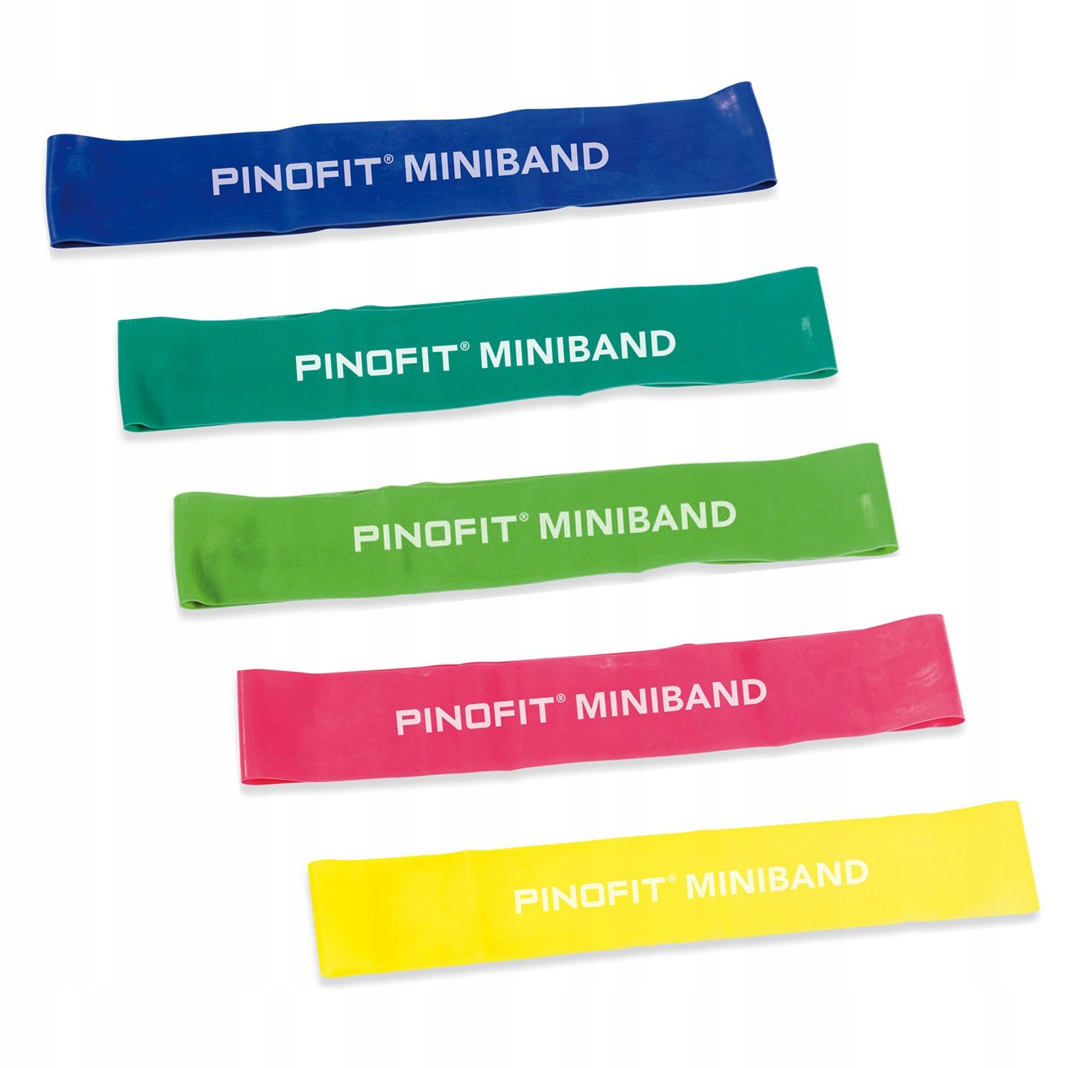 Guma do ćwiczeń Taśma PINOFIT Miniband żółta - lekki opór Stan opakowania oryginalne