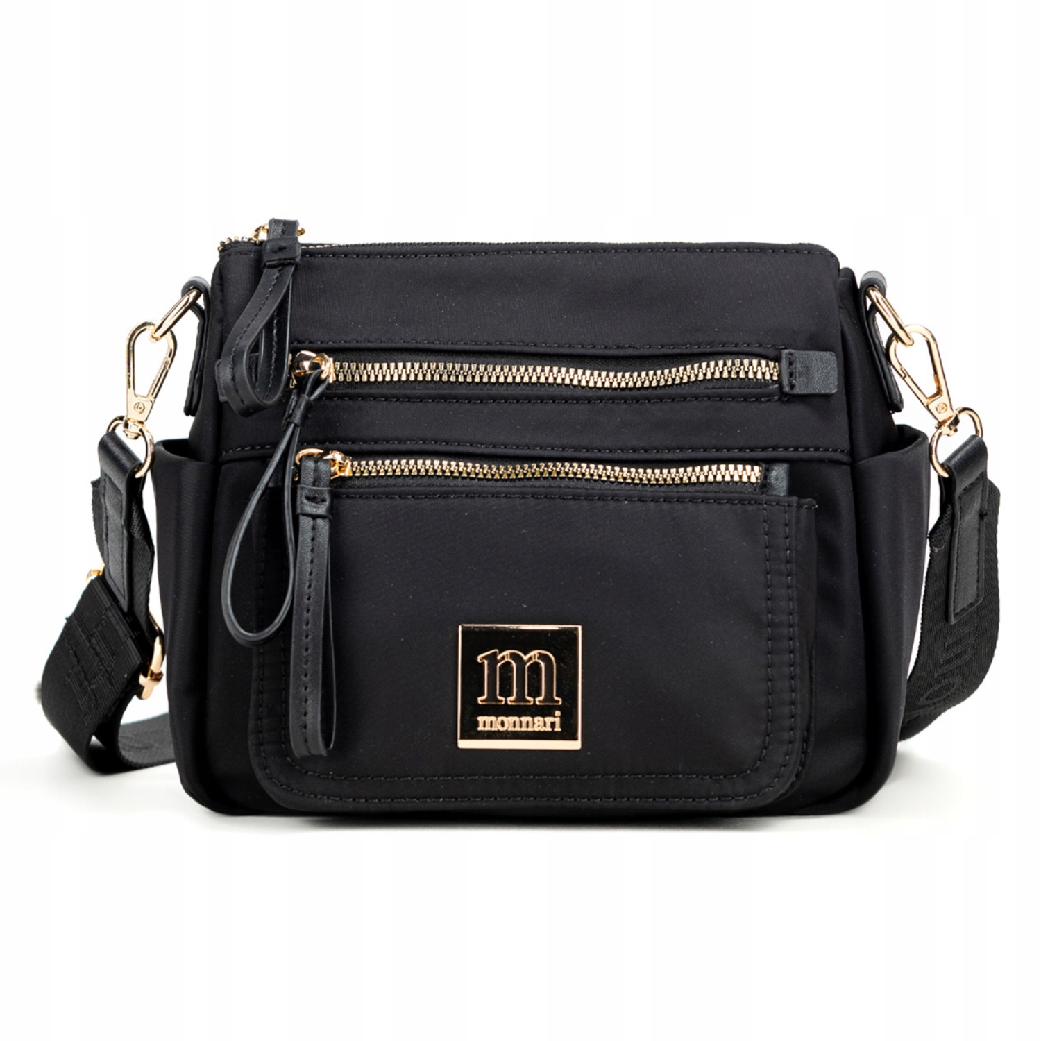 Dámská kabelka Monnari BAG1380-020 kabelka přes rameno černá přes rameno látková
