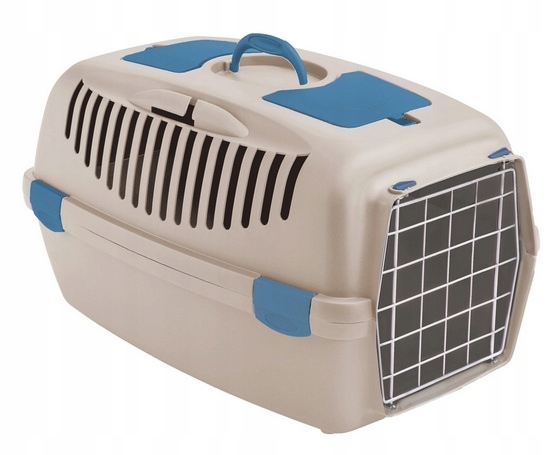 Levně Přepravka pro psa nebo kočku Stefanplast Gulliver 2 kovové dveře béžová