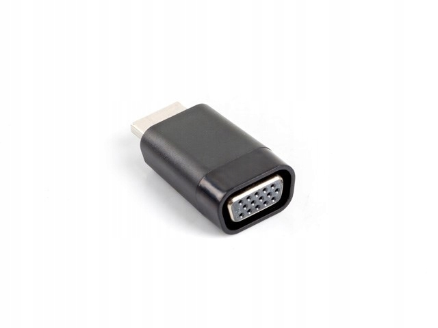 Adapter Lanberg AD-0016-BK (hdmi M D-Sub (vga) F