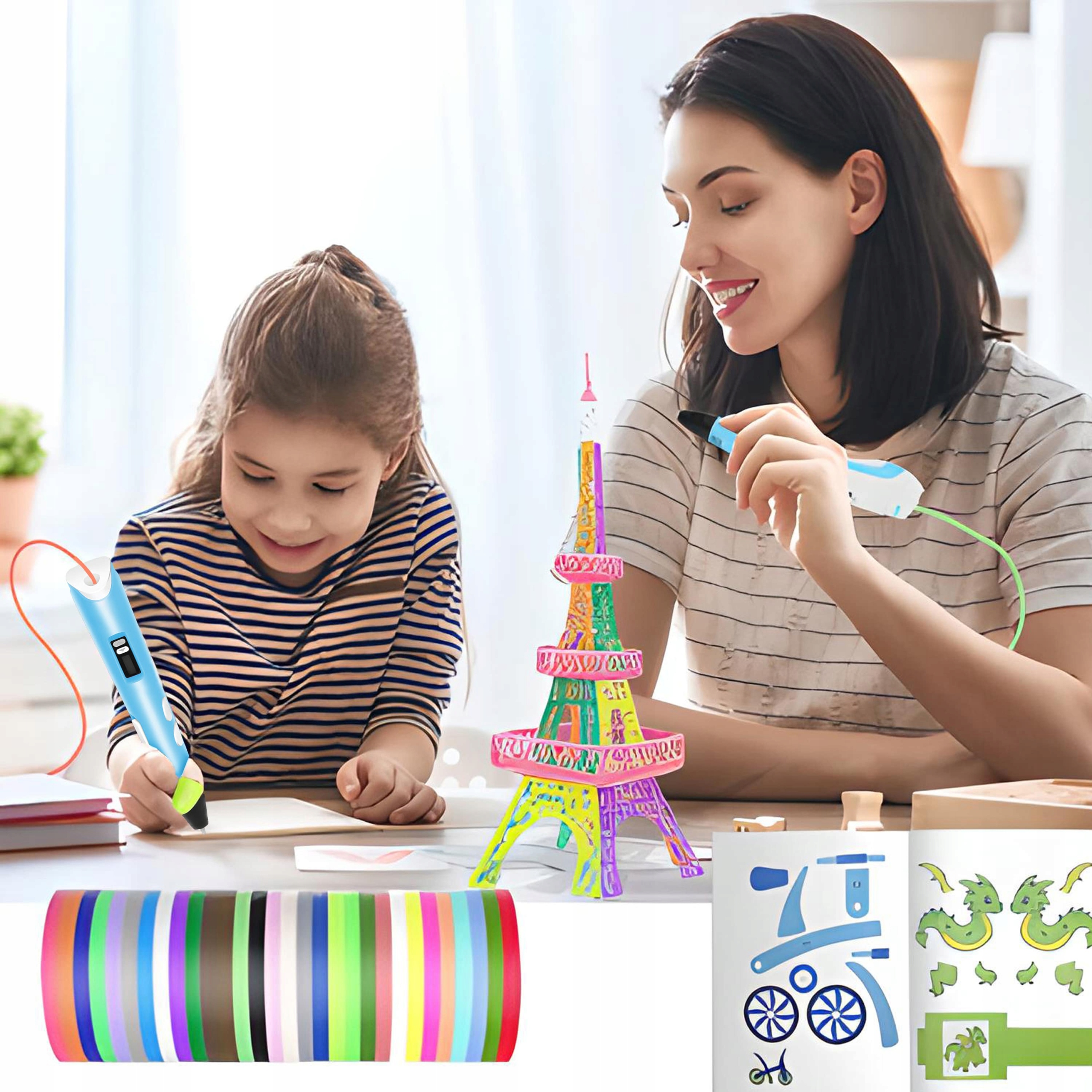 DŁUGOPIS DRUKARKA 3D PEN ZESTAW + WKŁADY 9 METRÓW Producent Inna