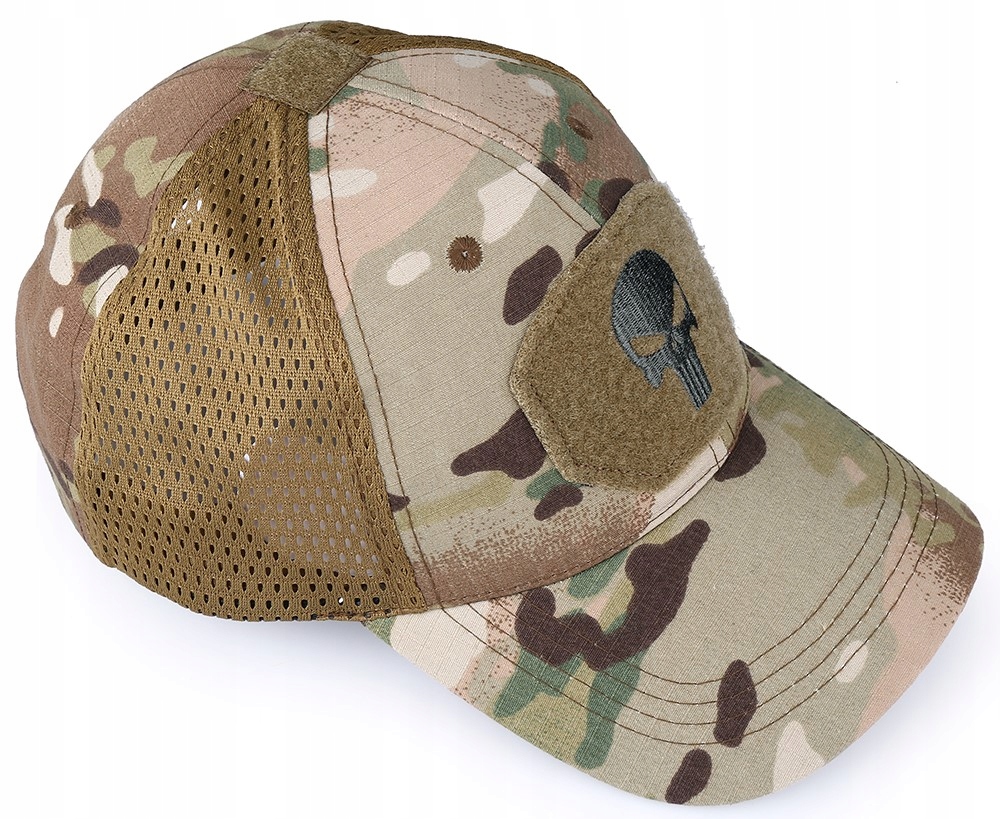 CZAPKA Z DASZKIEM MĘSKA BEJSBOLÓWKA MORO Z SIATKĄ Model LY-CAP-05