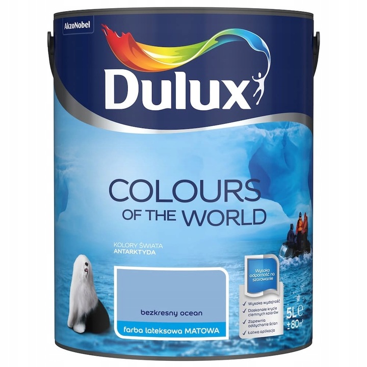 Dulux Colours Of The World Barva Emulzní Barva Nekonečný Oceán 5L