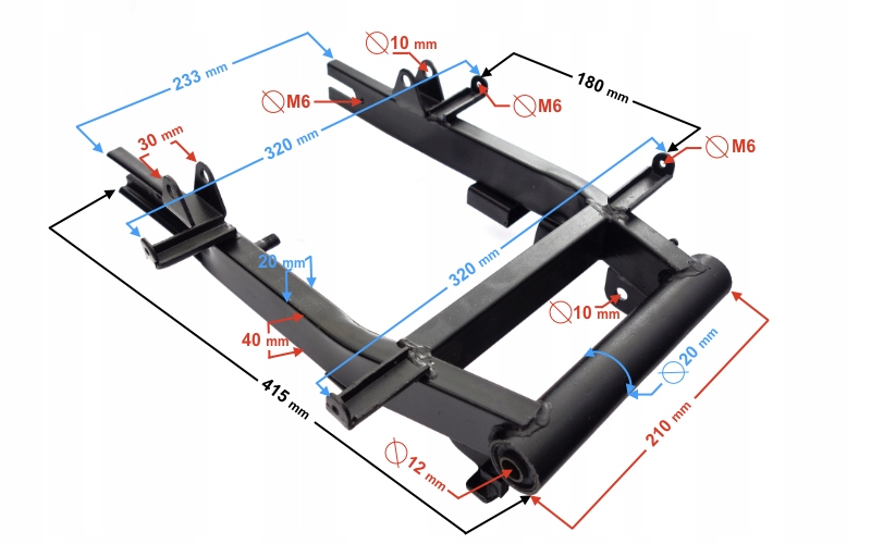 Rameno Zadní Pro Skútr E-max Martinelli