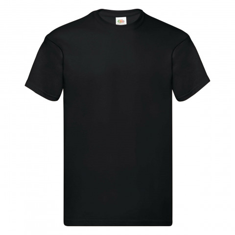 Koszulka męska Original FruitLoom Czarny XL-Zdjęcie-0