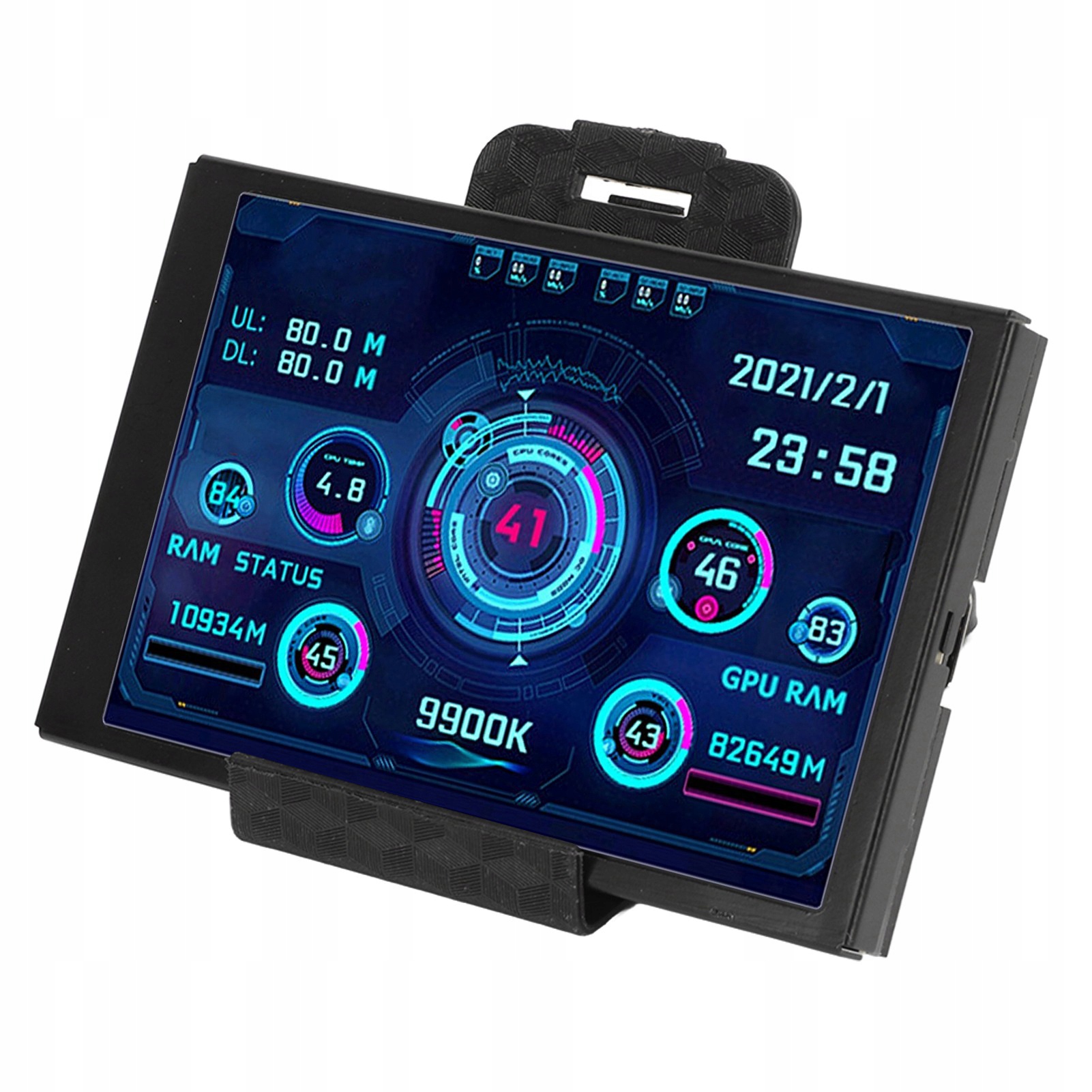 Přídavná Obrazovka Ips Type-cpu Gpu Ram 3.5" LCD 320X480 Usb Typu C