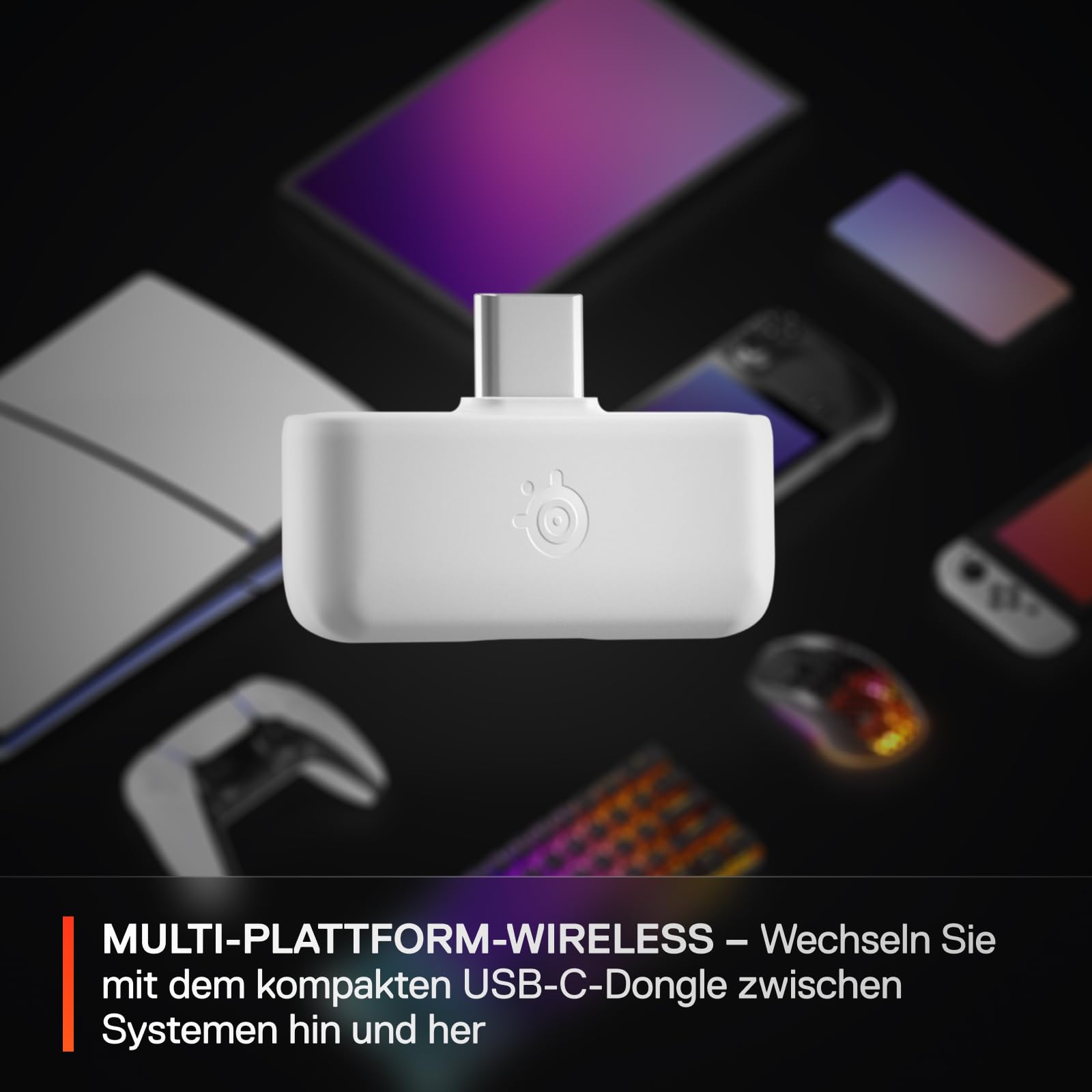 STEELSERIES Arctis Nova 5 Słuchawki Gamingowe Bezprzewodowe Białe — miniatura 7