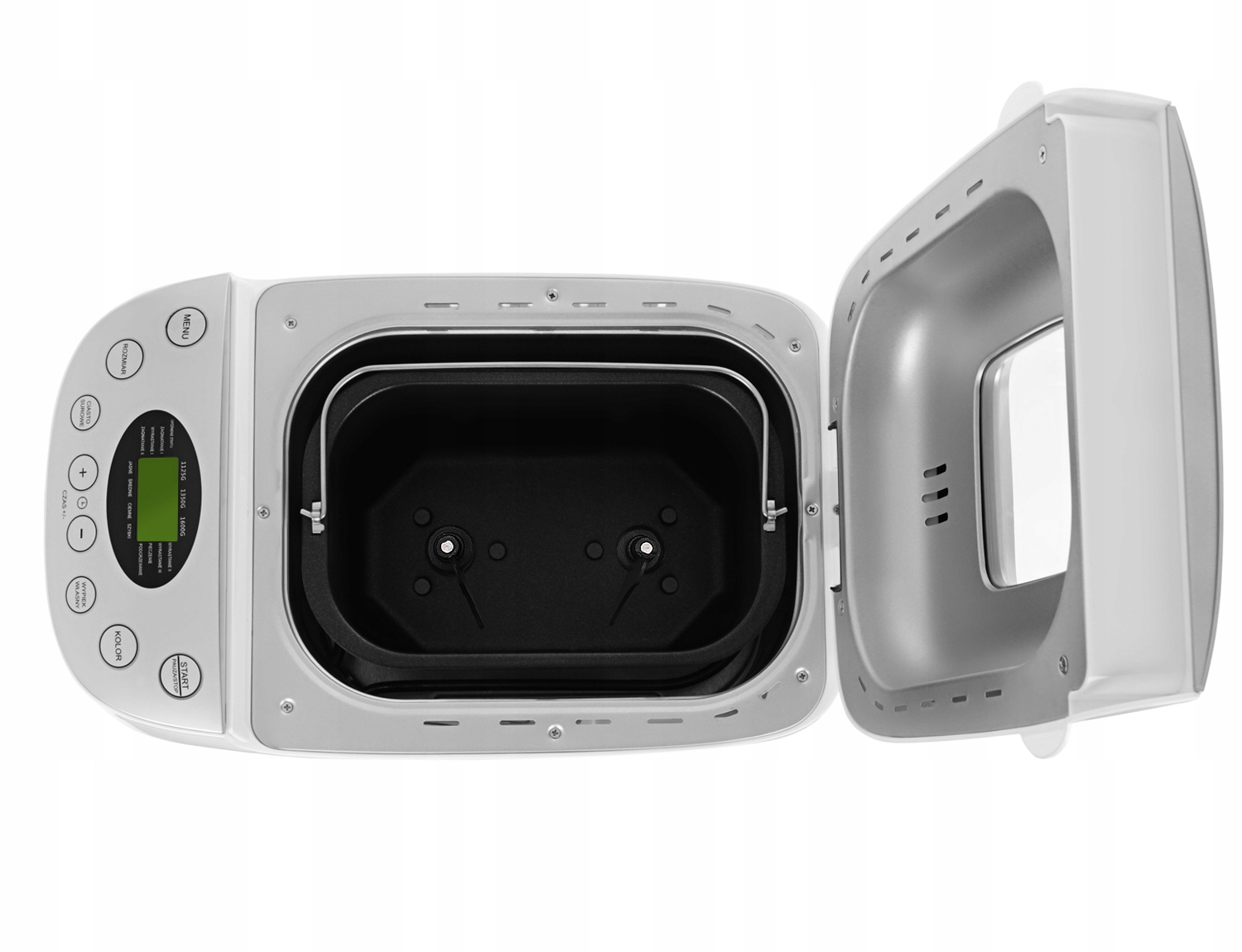 Automat do chleba Wypiekacz 15 PROGRAMÓW 2 MIESZADŁA SmartBake 850W MENU PL Pojemność 2 kg