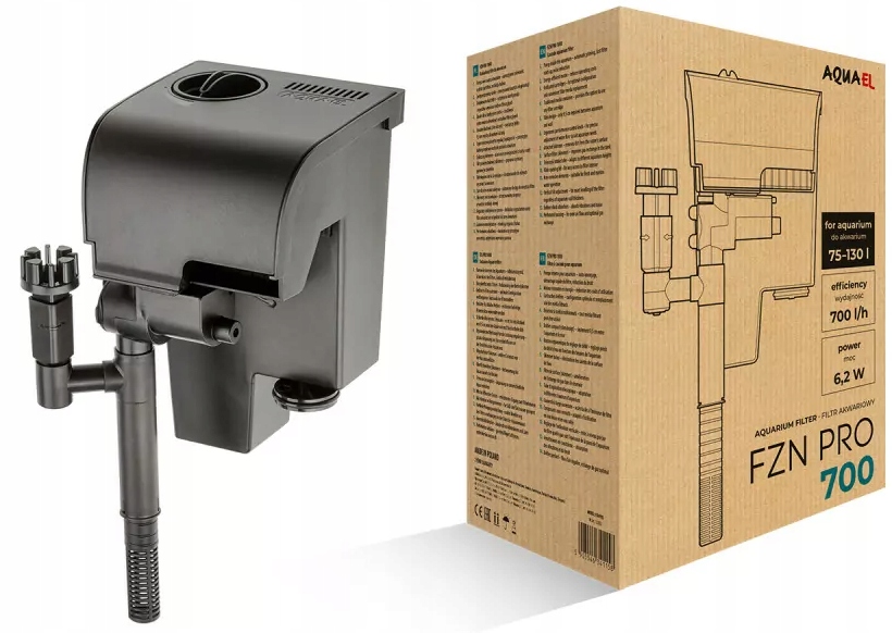 Levně Fzn Pro 700 Vnější kaskádový filtr pro akvárium 75-130 L Aquael 1 ks