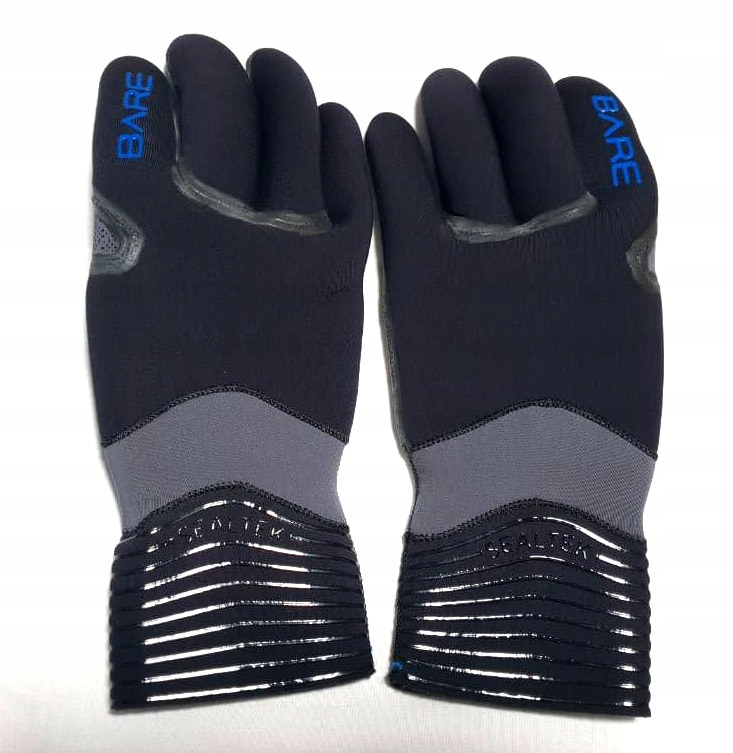Neoprenové rukavice 5 mm Bare Sealtek na moření, velikost M
