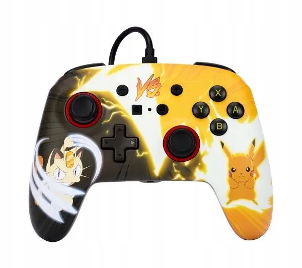 Gamepad Kontroler do Nintendo Switch PowerA Enhanced Pikachu vs Meowth