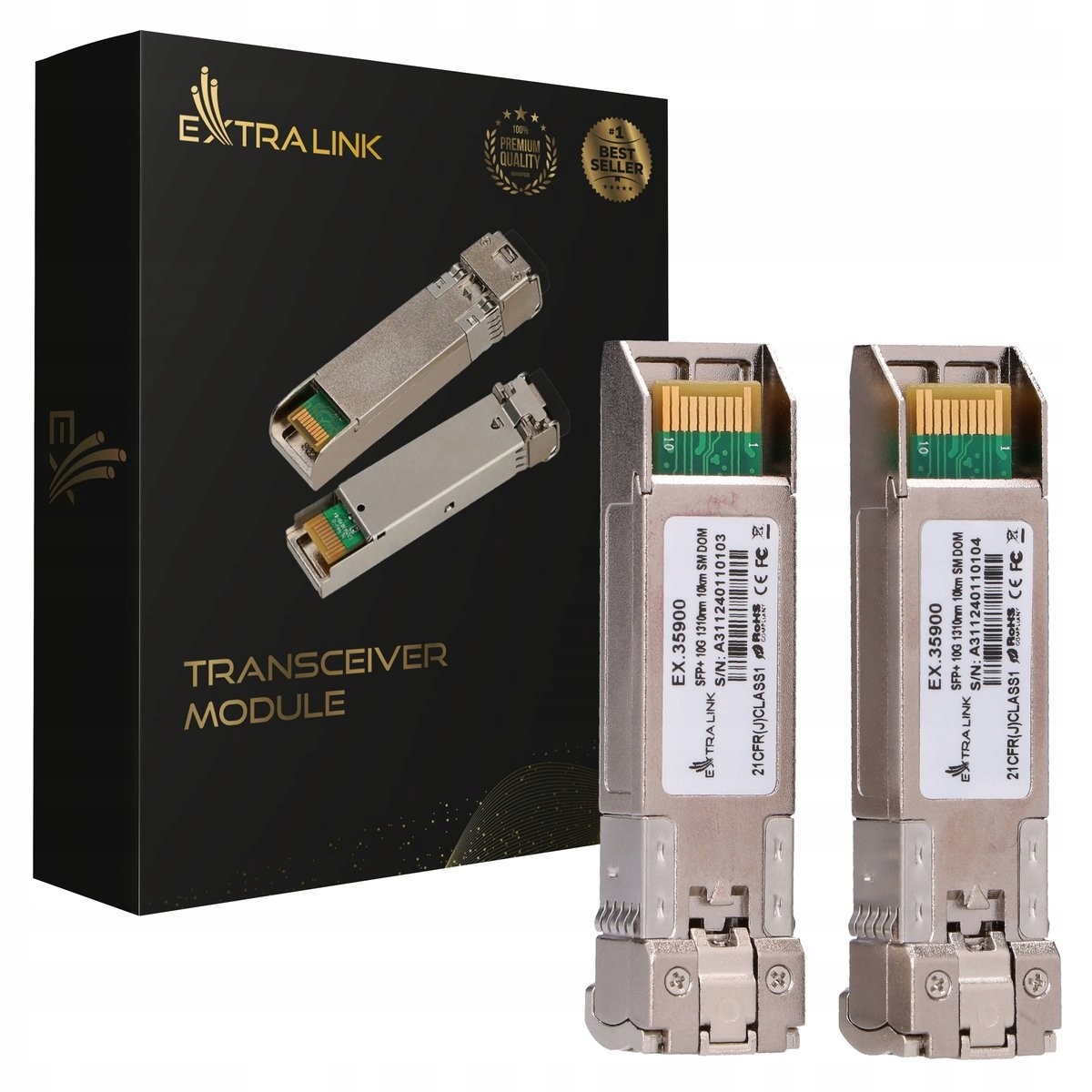 Modul Sfp+ 10G 10Gbps, Lc/upc 1310nm 10km Single Mode Para Extralink