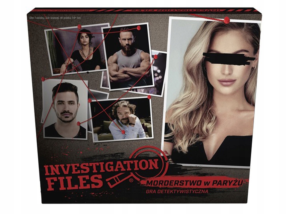 Gra planszowa Goliath Investigation Files Morderstwo w Paryżu Typ Podstawa
