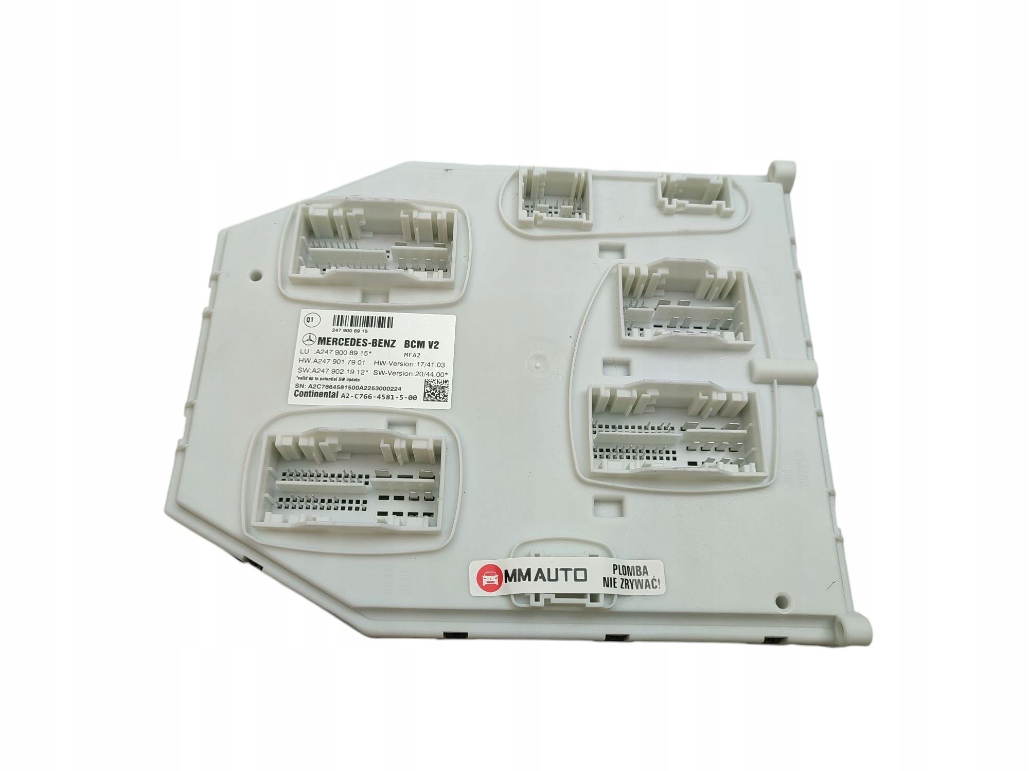 control unit module BCM KOMFORTU MERCEDES W177 W118 A2479008915